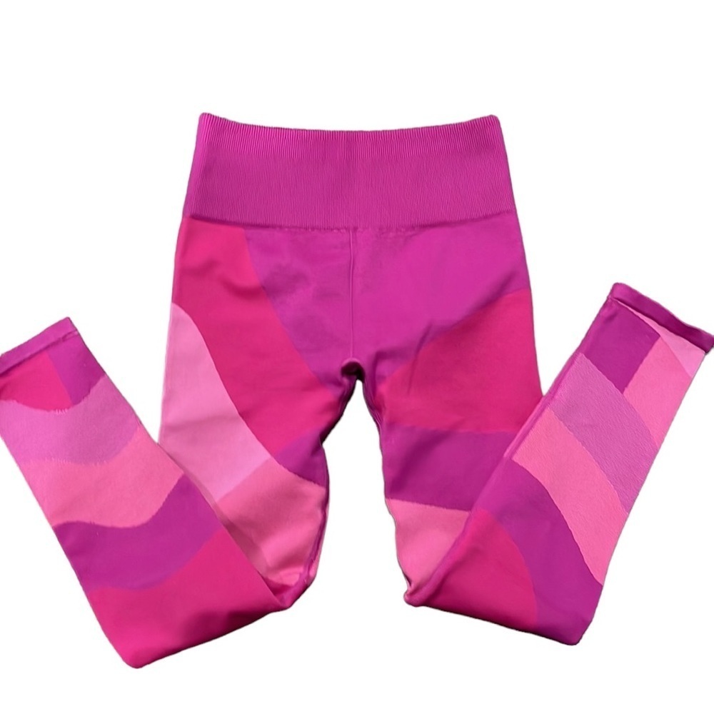 FABLETICS High Waisted Seamless Color Block Leggings Size small